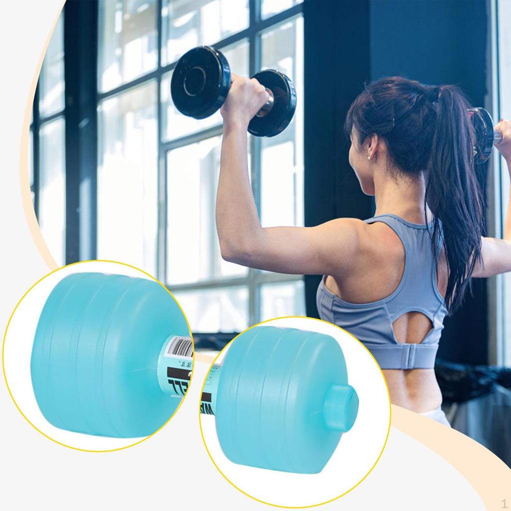 Bærbar Hantel Treningsutstyr med Dobbelt Lokk for Kontortrening 10 tommer Lang Multifunksjonell 1 kg