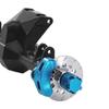 1/24 SCX24 Aluminum Front Rear Straight Axle With Hydraulic Steering Link for  SCX24 Deadbolt 90081 C10 JEEP Gladiator
