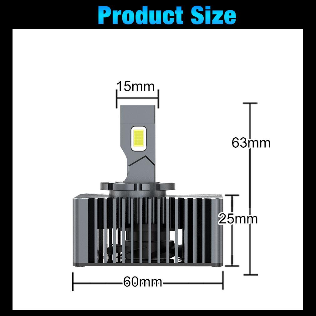 

2 шт. 60000 лм D3S светодиодные лампы для фар D1S D2S D4S D5S D8S D1R D2R D3R D4R D8R D5R Turbo LED CSP фары для BMW Benz Volvo Лампа Canbus 200 Вт фара D5S/D5R