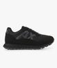 Armani Exchange Women'S Embossed Logo Mesh Sneakers _Black_A425375506