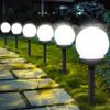 3pcs Waterproof Design Solar Bulb Lamp Solid Sealed Structure Outdoor Garden Light  Roadside Layout
