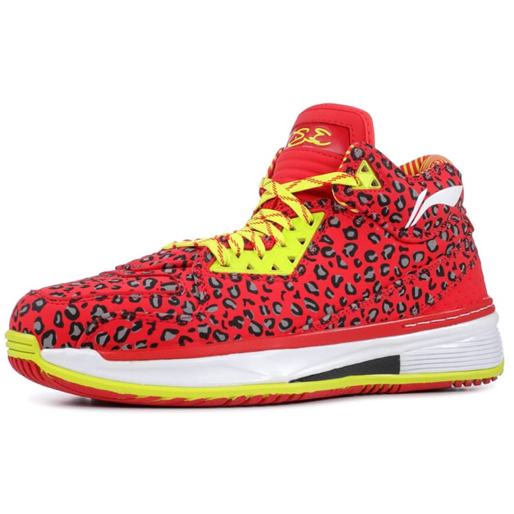 Li Ning WOW 2 Way Of Wade 2 Low Top Basketball Shoes Men's Red Yellow White ABAH017-14