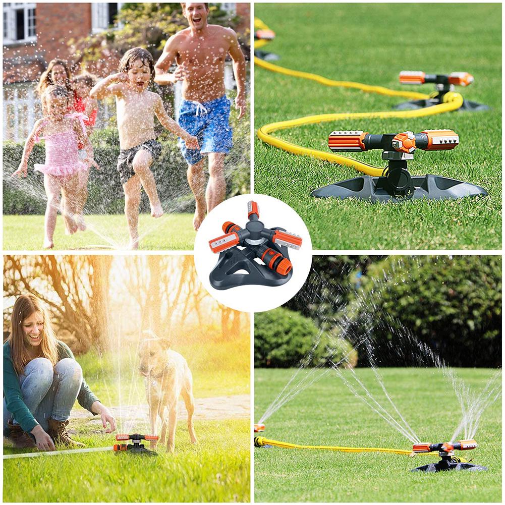 Automatic Garden Sprinklers 360 Degree Rotary Nozzle Water Sprinkler Irrigation Supplies Saving Watering Irrigation Tool Kits
