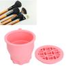 Makeup Brush Cleaner Cup Cosmetic Brush Cleaning Pad Drying Rack Silicone Scrubber Bowl Portable Washing Tool