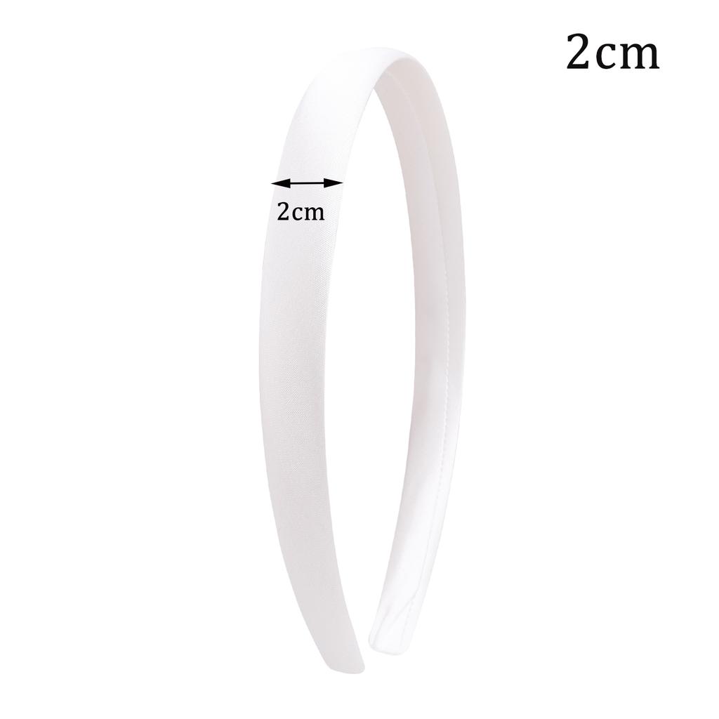 Black Simple Wide Headband Girl Women Black White  DIY Craft Material Cloth Headband Semi-finished Hair Accessories