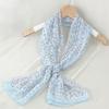 Women's Floral Scarf Long Scarf Versatile Shawl Gauze Scarf Travel Matching