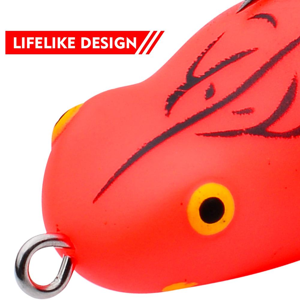 Mini Thunderfrog Lure Bait Simulation Road Subfalse Bait Soft Bait Lure Bait Black Fish Bait Modification Thunderfrog Soft Bait