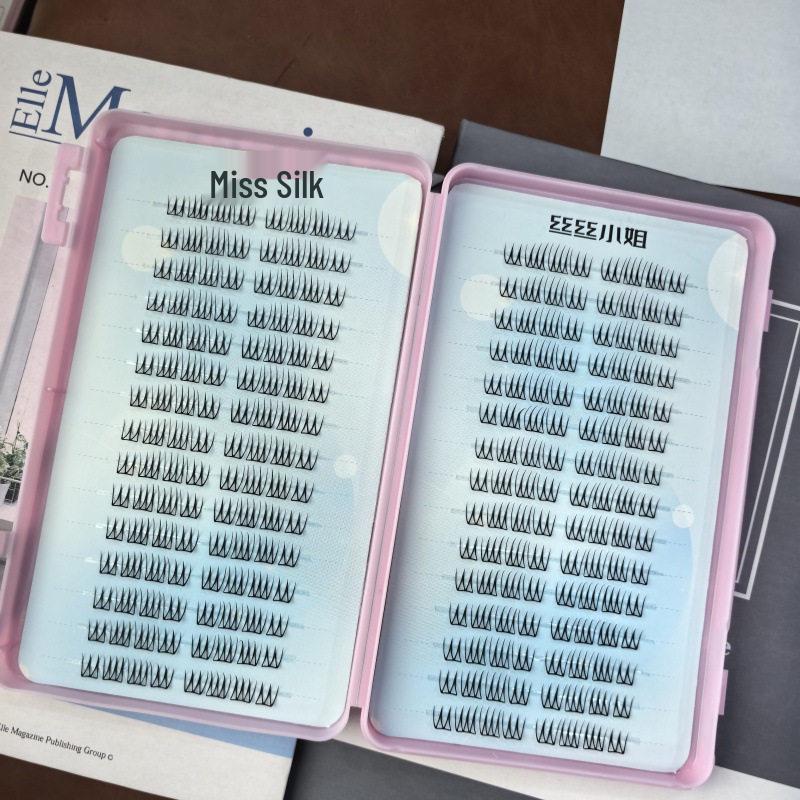 Korean Girl Group 3.0 U-Shaped Glue-Free Natural False Eyelashes – Thin Strips for a Clear, Pure Look