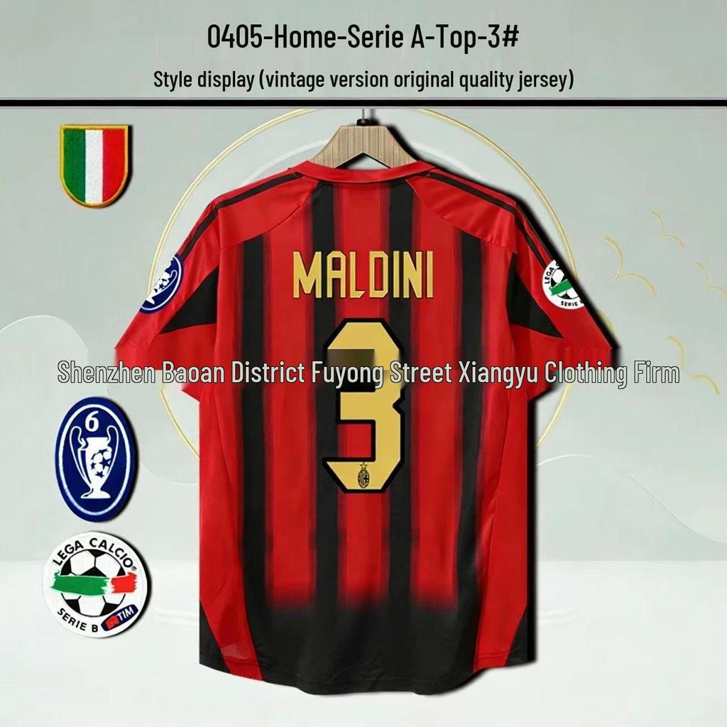 93–14AC Klassisches Retro-Fußballtrikot: 22 Kaka, 32 Beckham, 80 Ronaldinho, 99 Ronaldo