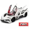 1/18 Apollo Project EVO Supercar Diecast Alloy Metal Model Toy Car Sound & Light High Simulation Home Decorations Birthday Gifts