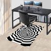 1PC Checkerboard Tunnel Extra Large Non Slip Floor Carpet, Office, Family, Bedroom, Studio Large Area Rug Indoor Rugs, Vibrant Colors