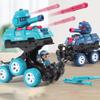 1 Piece Gift For Boys Girls Collision Deformation Can Launch Tank Simulation Walking Six-Wheel Inertial Off-Road Vehicle Model
