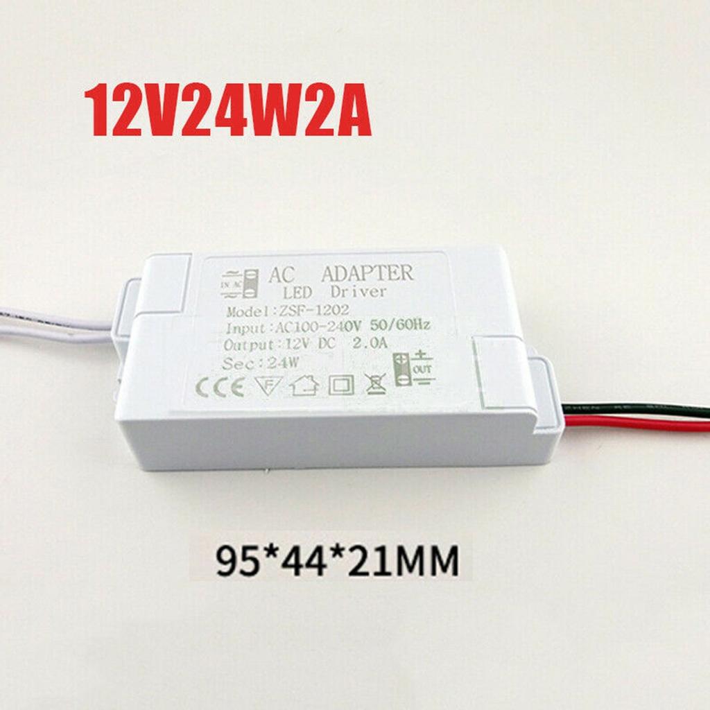 AC to DC 12V Power Supply for LED Strip Lights High Power Factor Flicker
