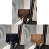 Fashion Leather Shoulder Bag With Seamed Details For Autumn Winter Outfits