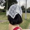 Soft and Comfortable Lace Hair Bandanas for Women Bohomian Flower Hair Scarf