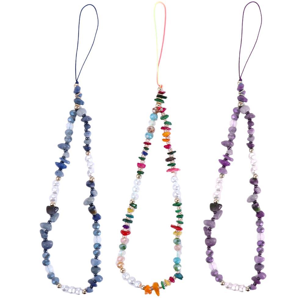 

Accessories Anti-Lost Rope Mobile Phone Lanyard Cell Phone Lanyard Mobile Phone Strap Beads Chain синій
