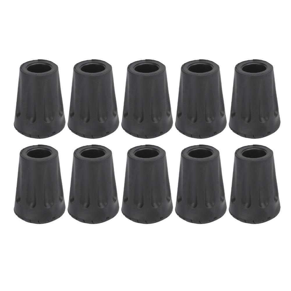 12Pcs Rubber Trekking Pole Tip Protectors Outdoor Trekking Pole Foot Cover Outdoor Trekking