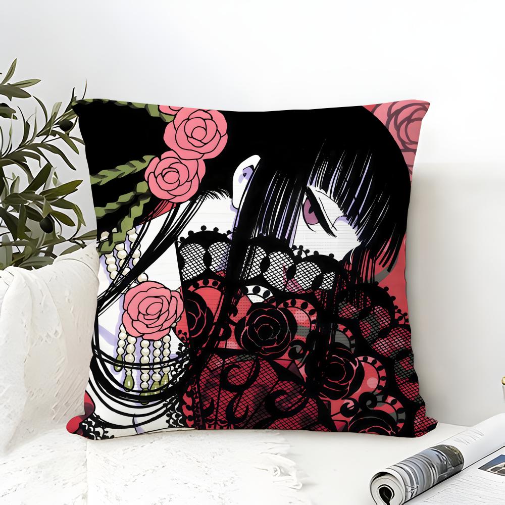 Cartoon Comic Yuuko XxxxHolic Pillow Case Linen Pillow Case Sofa Home Decor Cushion Cover Cushion Cove