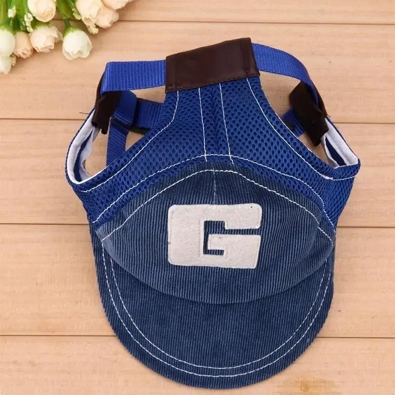 

Модные простые дышащие бейсболки для собак, дорожные, для собак, спортивные, солнцезащитные шляпы, товары для животных, аксессуары, креативные подарки, декор blue L