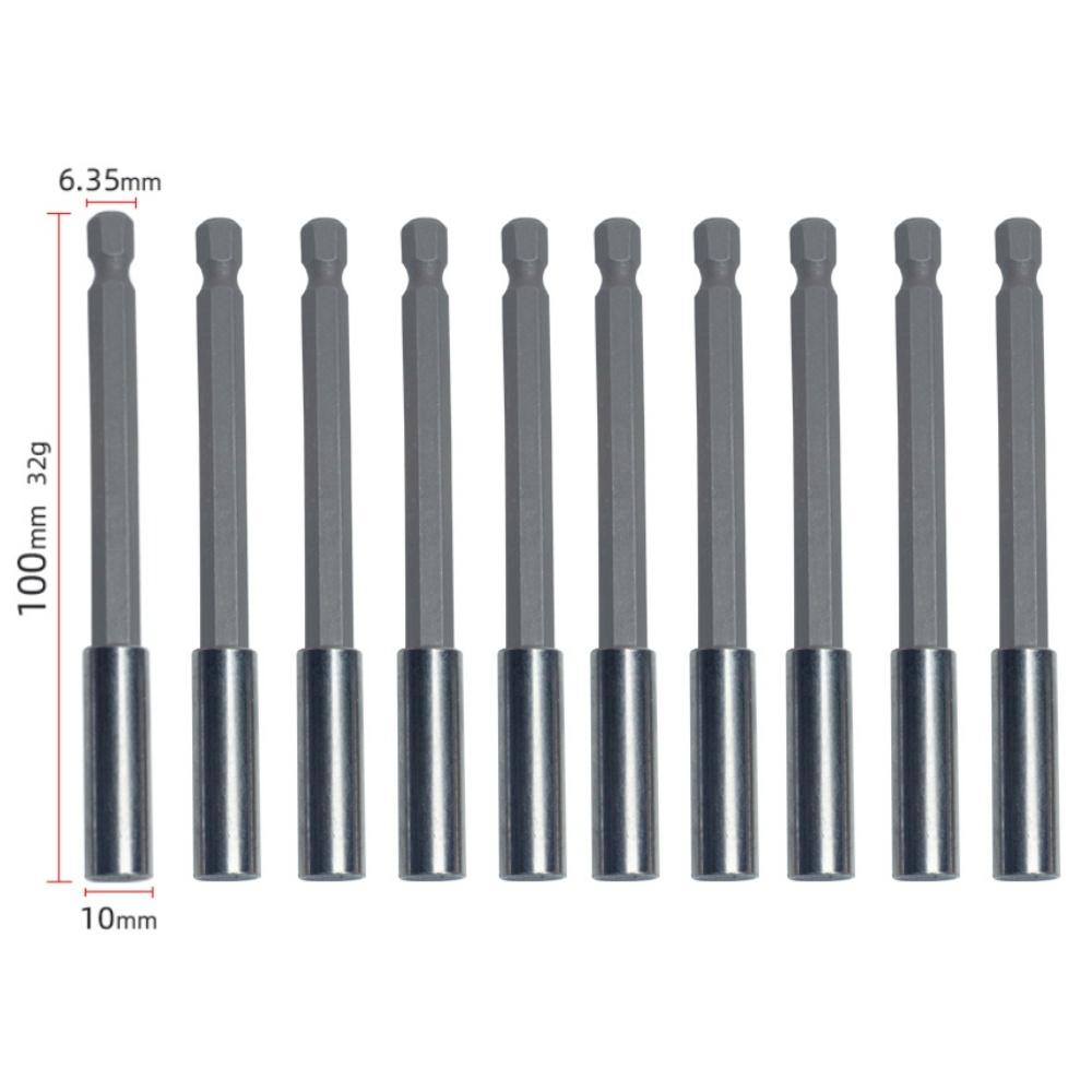 20-1PCS Hex Shank Drill Bit 60MM-150MM Magnetic Screwdriver Extended Link Screwdriver Head Holder Kit Rotary Tool Accessories