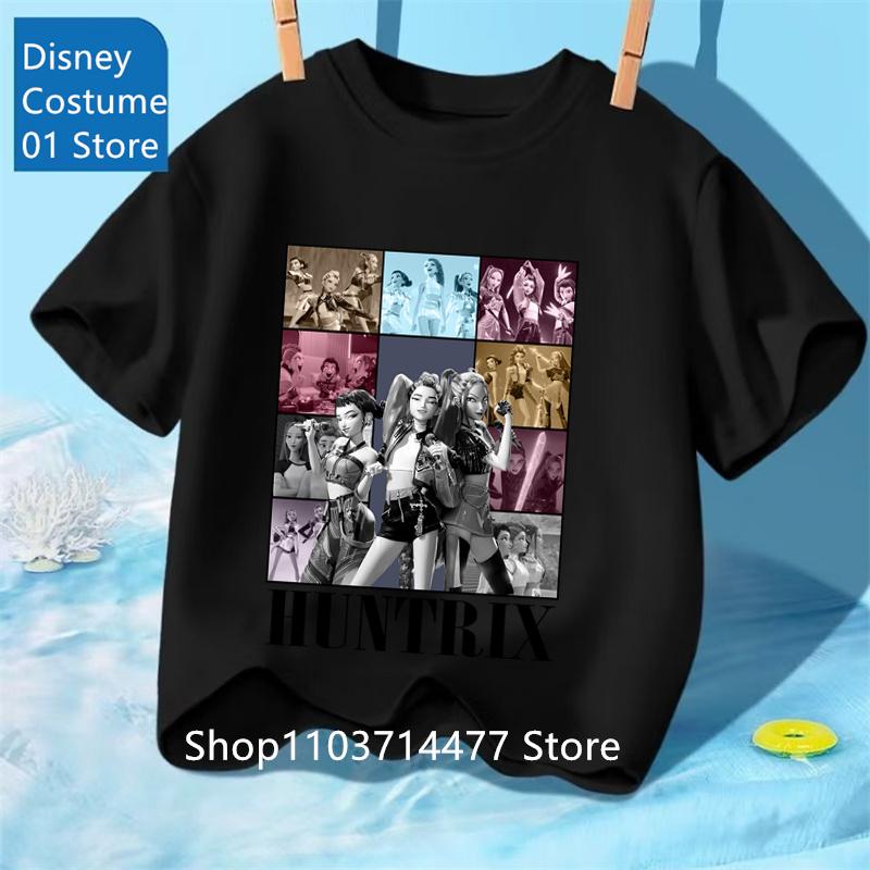 2025 Kids T-shirt K-Pop Demon Hunters Tiger Shirt Fans Gift Toddler Girl Boy Demon Hunters Tiger