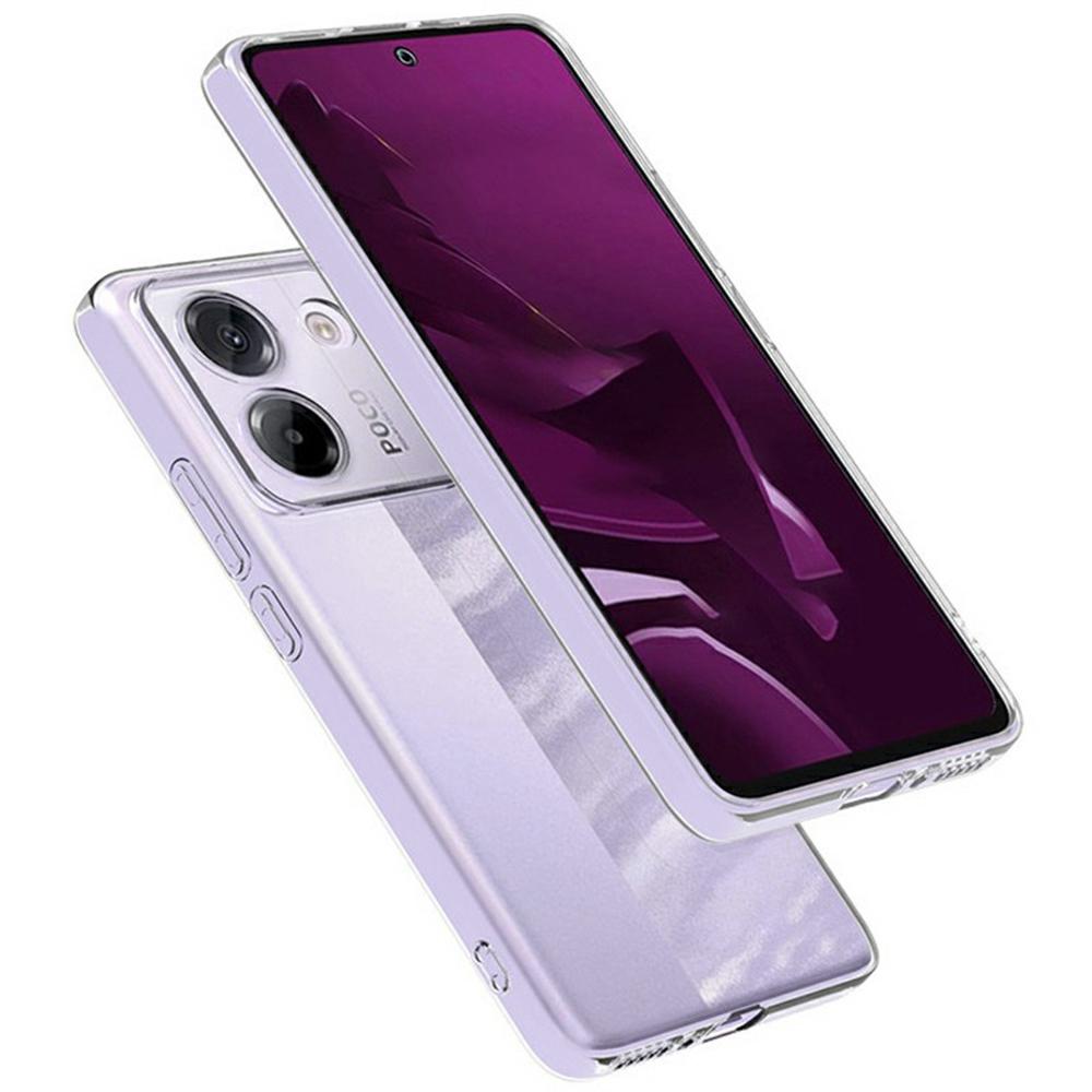 

For Xiaomi Poco M7 Pro 5G Clear Phone Case Ultra-Thin Flexible TPU Back Cover As Shown A