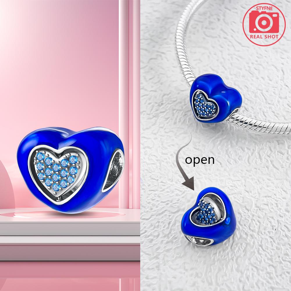 Golden Heart Beads Copper Plated For Charms Copper Plated Original Bracelet For Jewelry Making
