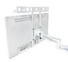 Monitor Arm Compatible Soundbar VESA Stand, Compatible, White, NB-SNDB-VESA-WH