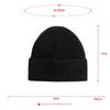 New Solid-color Chunky-knit Beanie versatile Cold-weather Hat Cross-border E-commerce Keeping Women Warm Winter;