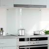VidaXL Kitchen Backsplash Transparent 90x60 Cm Tempered Glass 249474