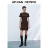 UR 2025 Spring Women's Short Sleeve Midi Dress