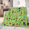 Naruto Flannel Blanket Trendy Print Fit For Bed Sofa Bedroom Chair Picnic Travel -HE5