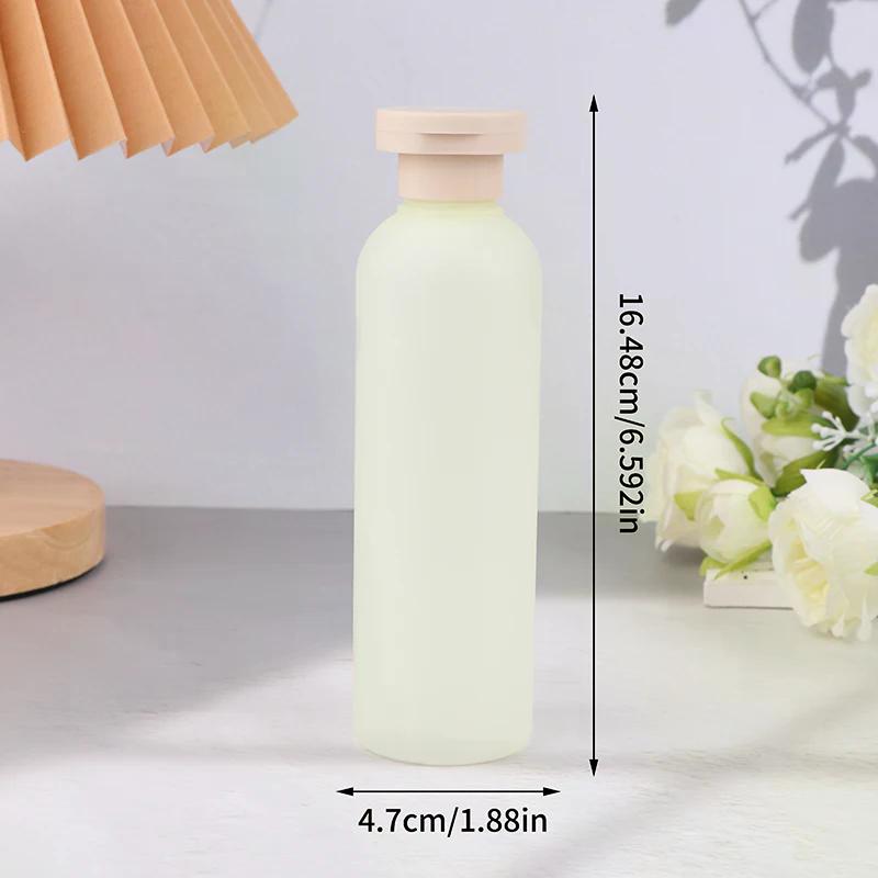 200ML Plastic Shampoo Shower Gel Foaming Soap Dispensers Refillable Bottles Flip Lotion Bottles