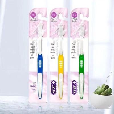 Shuke Elastic Gum Protection Toothbrush 3-Pack