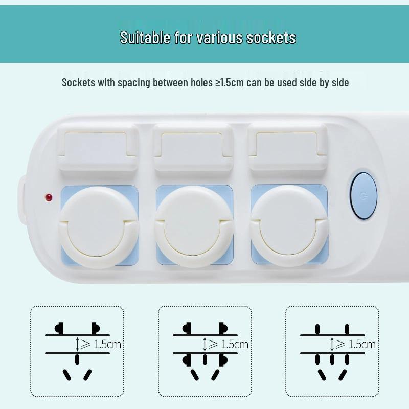 Child Safety Power Outlet Protector - Anti-Shock Plug Cover