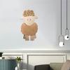 Wall Decors Nordic Cute Animal Wood Wall Hangings Decorations Ornament Decals for Childrens Room Bedroom Kindergartens