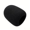 Black Microphones Windscreen Foam Cover for P120 P220 P420, Slip-On Mic Cover for Voice Recording, Streaming