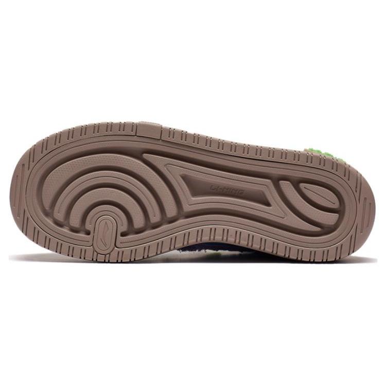 Li Ning x Disney Future C1 Slip Resistant Low top Skateboard Shoes Women's Cyan AGCT244-3