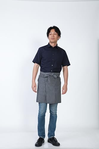 Seven Uniform GH7017-1 Navy Short Sleeve Shirt, Broadcloth, Unisex, Size LL