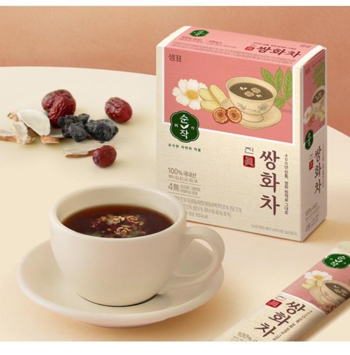 Traditional Korean Herbal Ssanghwa Tea