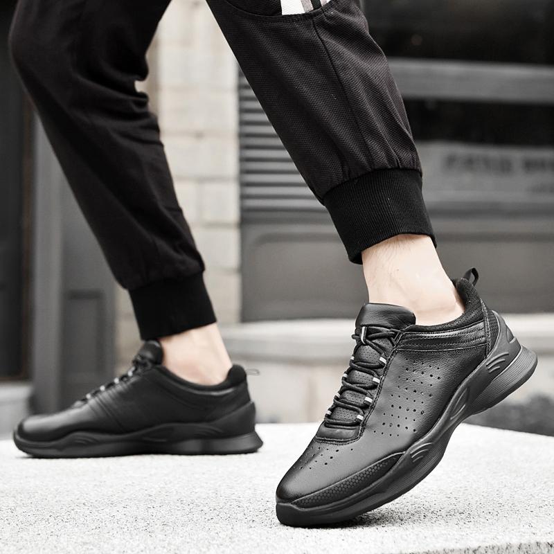 Fashion 2025 Hot Sale Men Sneakers Handmade New Tenis Sport Shoes Genuine Leather Men's Walking Shoes Comfortable Outdoor Casual Shoes