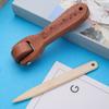Tailors Clapper Set Quilters Pressing Seam Flattening with Seam Roller, Point Turner Sewing Tool Tailors Hams for Sewing