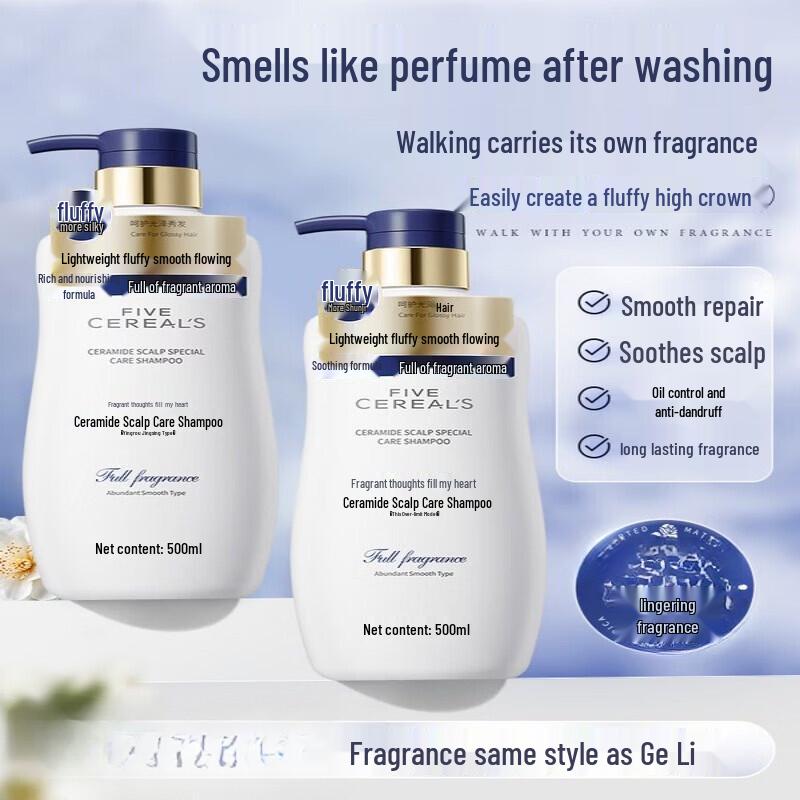 Korean Five Grains Refreshing Anti-Dandruff Shampoo