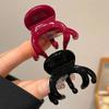 Trendy French Hair Claw Clips Acetate Retro High Ponytail Holders Elegant Crab Shark Clip for Women Girls