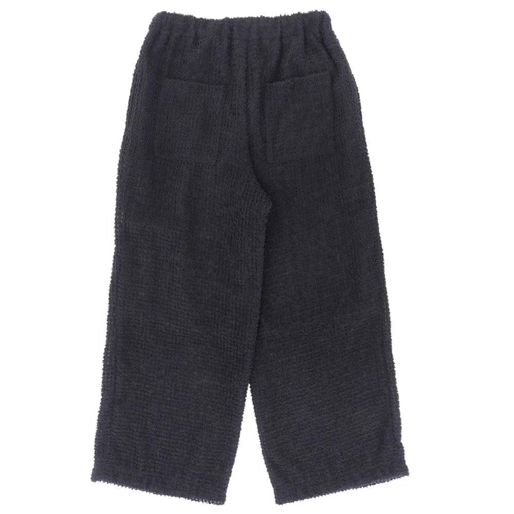 PARIS DE AOUNE Beautiful Feather Chiffon Check Easy Pants Bottoms for Women In Black Bottoms ― blackUsed