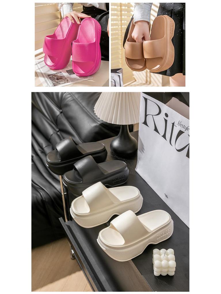 Women's Summer Thick-Soled Height-Increasing Non-Slip Outdoor Sandals for Bathing