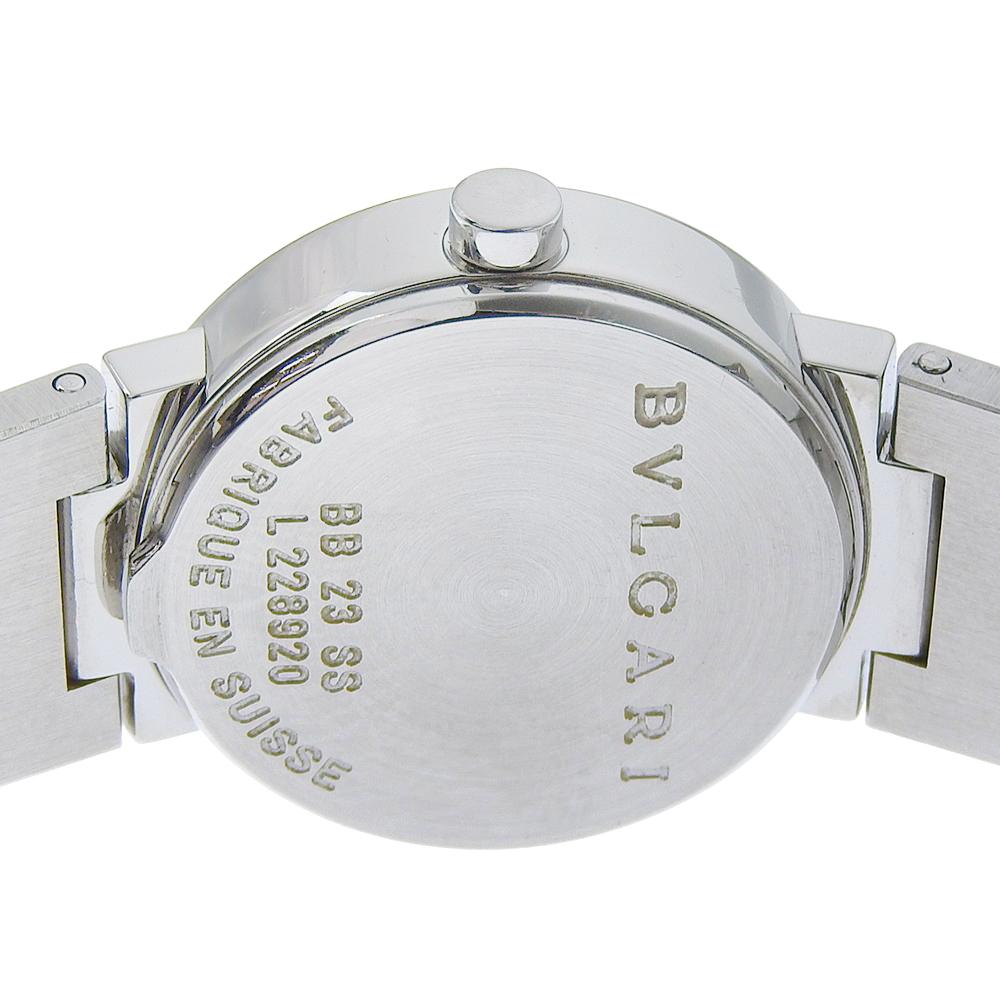 Bvlgari Bvlgari Bvlgari Watches BB23Stainless Steel blackDial Stainless Steel Quartz Analog Display Women Used