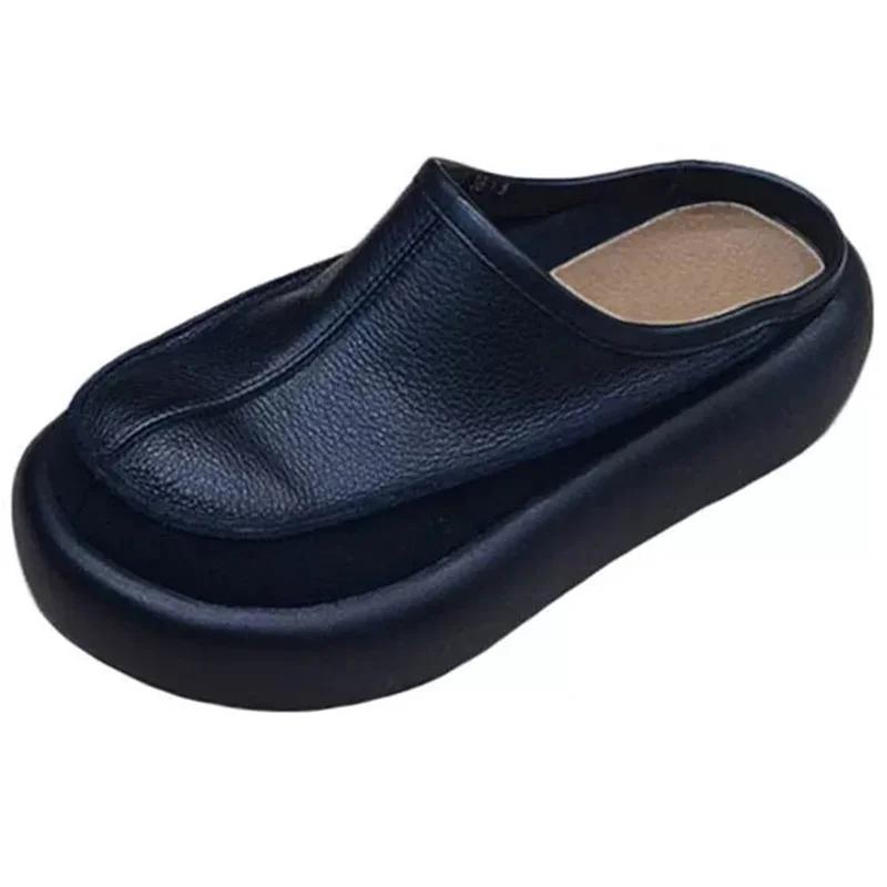 Balerini de modă Papuci de damă Platformă Casual Slingback Saboți Pantofi Sandale confortabile de damă Vară 2025 Marcă nouă Mers Zapatos De Mujer
