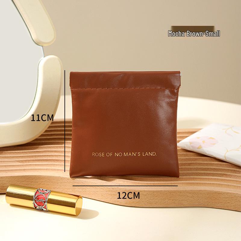 High-Value Portable Storage Bag for Cables, Lipstick, Cosmetics, and Glasses with Automatic Closure