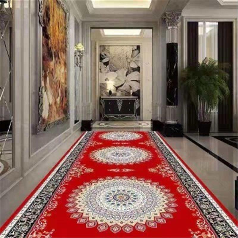 Moroccan Tribal Style Hallway Rug Household Bedside Rug, Suitable for Living Room Bedroom Sun Room Hardwood Floor Mat, Home Decor